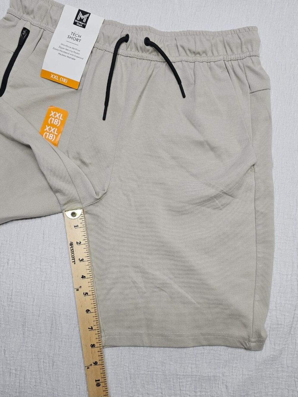 Member's Mark Boys Elastic Waistband Pockets Tech Short XXL (18) - Picture 4 of 6